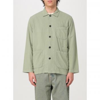 Overshirt Uomo Velluto Verde Taglia S