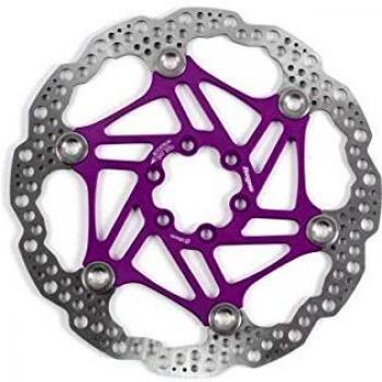 Frein à disque flottant Hope 180 mm violet surface étendue