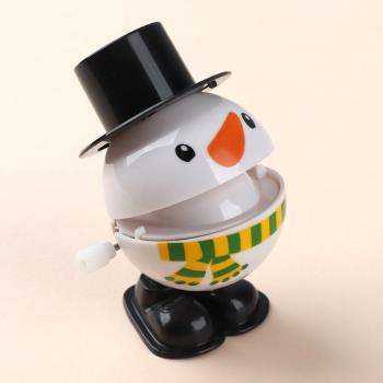 Classic Mini Christmas Wind-Up Snowman