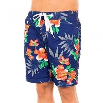 Short Playa Superdry 2XL Azul y Colores Vibrantes