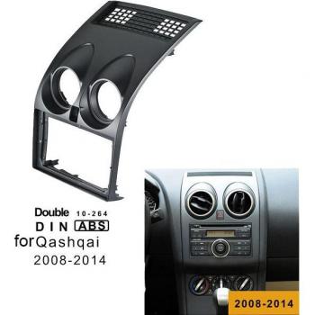 Marco de montaje 2 Din 9 pulgadas para DVD de coche Nissan Qashqai