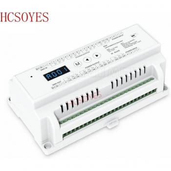 Module de contrôle LED D24 : 24 canaux CV, entrée DC, DMX512