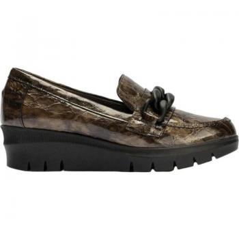 Mocassim Feminino Bege Pitillos 5341 com Cadeado