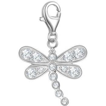 Zirkonia-Glitzer‑Libellen‑Anhänger – Sterling Silber