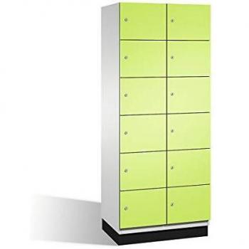 Armadietto con chiusura e porte verde viridiano