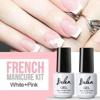Esmalte de Uñas de Gel UV Belen para Manicura Francesa
