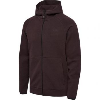 Hummel Tech Regular Hoodie Braun L für Damen und Herren