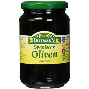 Dittmann Geschwärzte Oliven ohne Stein, 300 g