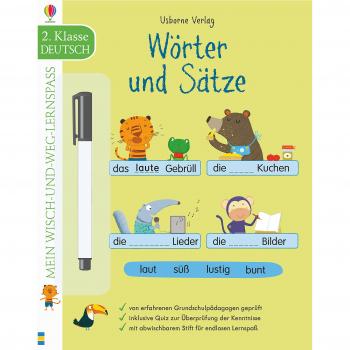 Mein Wisch-und-weg-Lernspaß: Wörter und Sätze: 2. Klasse