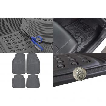 Luxury 4-Piece Rubber Car Mat Collection