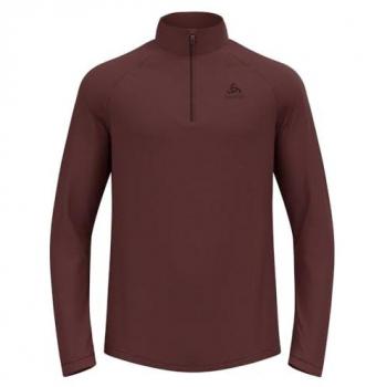 Pull zippé Odlo Besso homme marron taille XL