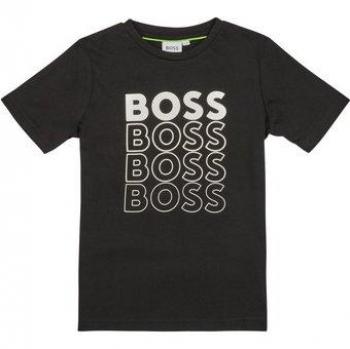 T-shirt garçon BOSS J25O05-09B-J Noir 14 ans