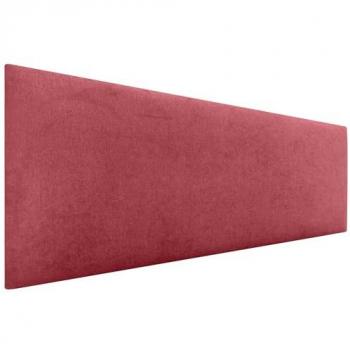 Cabecero Tapizado de Polipiel o Tela AQUALINE Liso Rojo 160x50cm para Camas 150/160 cm