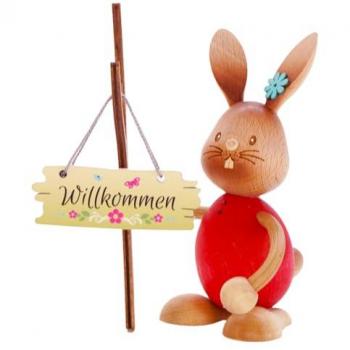 Kuhnert Dekofigur Stupsi Hase für Ostern