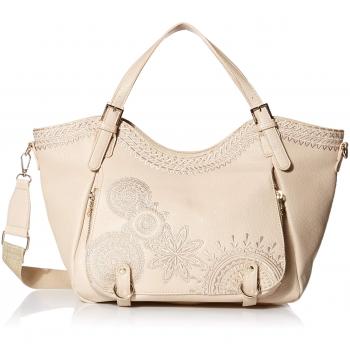 Desigual Damen Tasche Dark Amber Rotterdam 1, cremefarben, Einheitsgröße