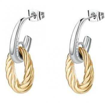 Brosway Orecchini in Acciaio Bicolore Amy per Donna