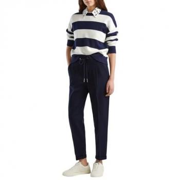 United Colors Of Benetton Stoffhose 4DI4DF00J Dunkelblau Regular Fit S Damen