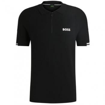 Royal Portrush 153rd Open Performance Polo by Hugo Boss – Black (2XL)