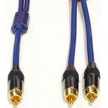 E + P B 801/5 5 M RCA Audio-Kabel blau