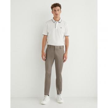 Emporio Armani Slim-fit Trousers for Men, Smoke Grey, Size 56 (3XL)