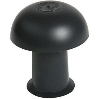 Chapeau ventilation avec moustiquaire diamètre 100 anthracite