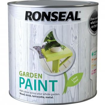 Ronseal Lime Zest 2.5L general purpose garden paint