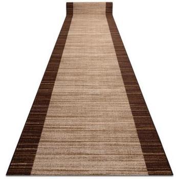 RUGSX 133 cm Brown Anti-Slip Runner
