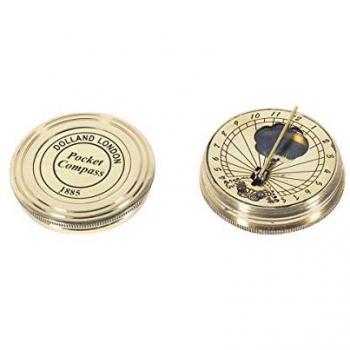 Signes Grimalt – Décoration Nautique 5x5x2 cm Gold Horloge Nautique 50467