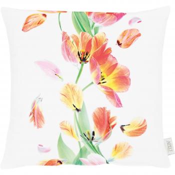 APELT Kissenhülle, Polyester-Baumwolle, Rot, 46 x 46 cm