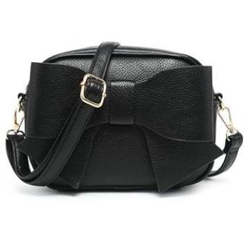 Jfy Women's Big Bow Tie Front Crossbody Black