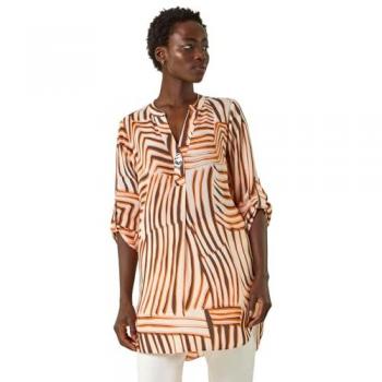 Abstract Line Graphic V‑Top