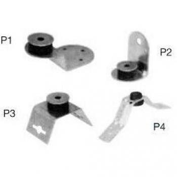 Supports en L galvanisés pour conduits et caissons, 4 unités S&P (UNELVENT) 865300