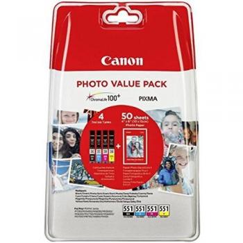 Canon CLI-551 Photo Value Pack 6508B005 Originale