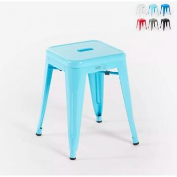 Taburete de Bar Rocket Industrial Azul