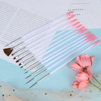 12-Piece Nail Design Brush Set