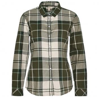 Barbour Hemdbluse Bredon Olive Damen 36