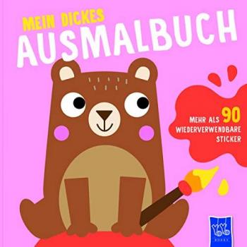 Mein dickes Ausmalbuch (Cover pink