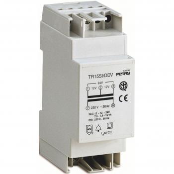Modulo trasformatore elettrico 230V in ingresso da 15VA, prodotto Perry Electric