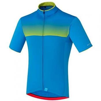 T-shirt de cyclisme Shimano Escape Bleu L