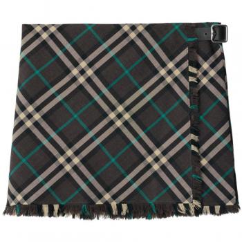 Burberry Green Women's Skirt Size 10