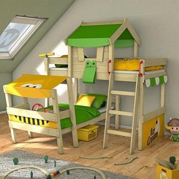 Wickey Hochbett CrAzY Trunky mit Rutsche, 90 x 200 cm