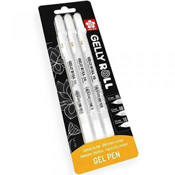 Stylo gel blanc Gelly Roll 05
