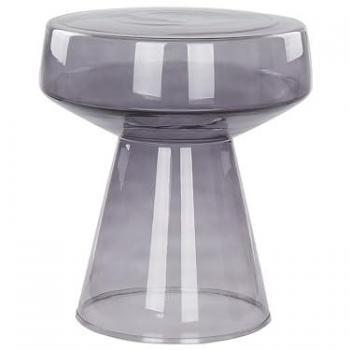 Table d'appoint design en verre Laguna