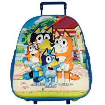Trolley Preescolar 3D Eva Bluey con Personaje