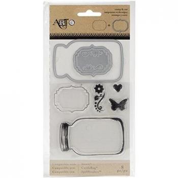 Paper Mason Jar Stamp Pack – Momenta & Spellbinders Collaboration