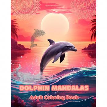 Dolphin Mandalas | Adult Coloring Book | Anti-Stress and Relaxing Mandalas to Promote Creativity