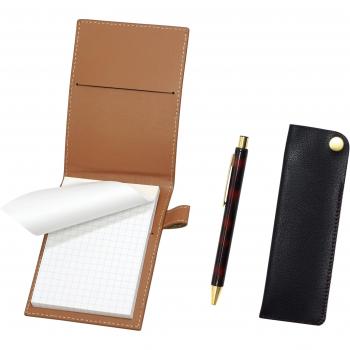 Gancho horizontal para funda de libreta de piel reciclada