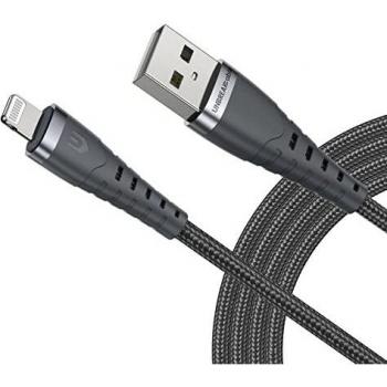 UNBREAKcable PowerLink – 1 m Nylon Braided Lightning Charger (MFi)