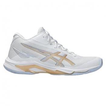 Asics Netburner Ballistic Ff Mt 4 Bianco Champagne – Calzature Pallavolo Donna EUR 40,5