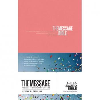 Message Gift and Award Bible The Pink by Eugene H Peterson